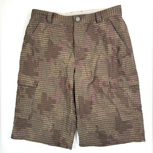 THE NORTH FACE Big Boys Cargo Shorts Camo Logo Print XL 18/20 Gorpcore‎ Outdoor